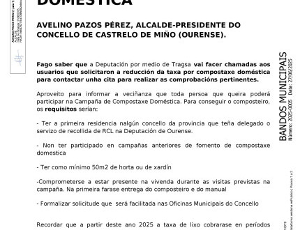 Campa�a de compostaxe dom�stica