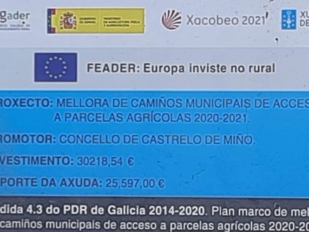 Plan de Mellora de Camios Municipais